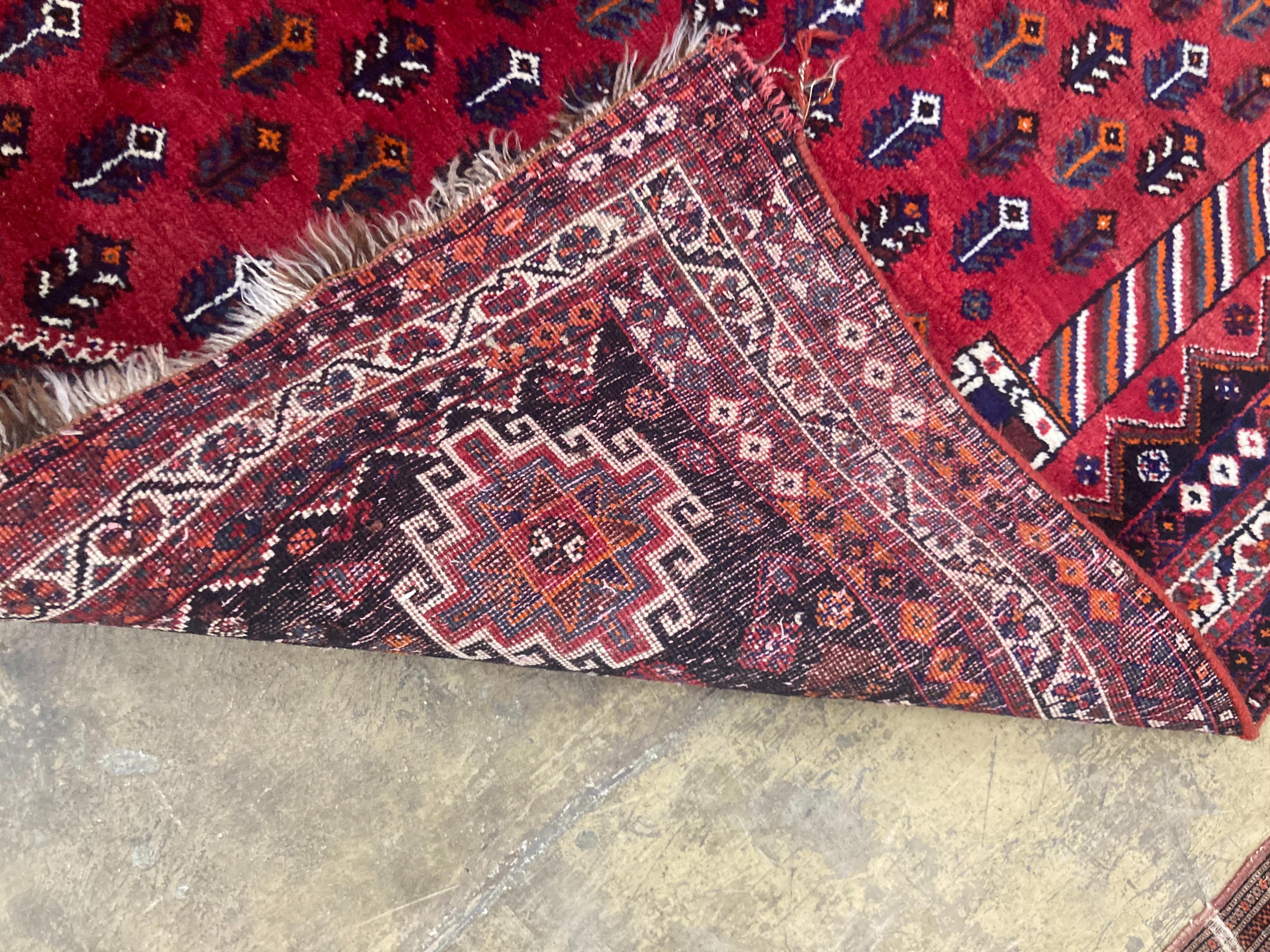An Iranian carpet, 256 x 184cm